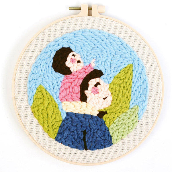 Punch Needle Kit - Father and Child
