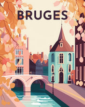 Load image into Gallery viewer, Diamond Painting - Travel Poster Bruges