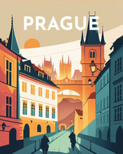 Load image into Gallery viewer, Diamond Painting - Travel Poster Prague