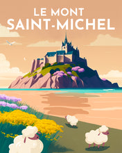 Load image into Gallery viewer, Diamond Painting - Travel Poster Mont Saint-Michel