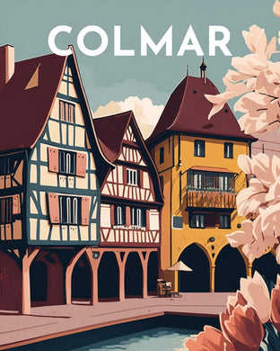 Diamond Painting - Travel Poster Colmar