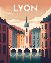 Load image into Gallery viewer, Diamond Painting - Travel Poster Lyon