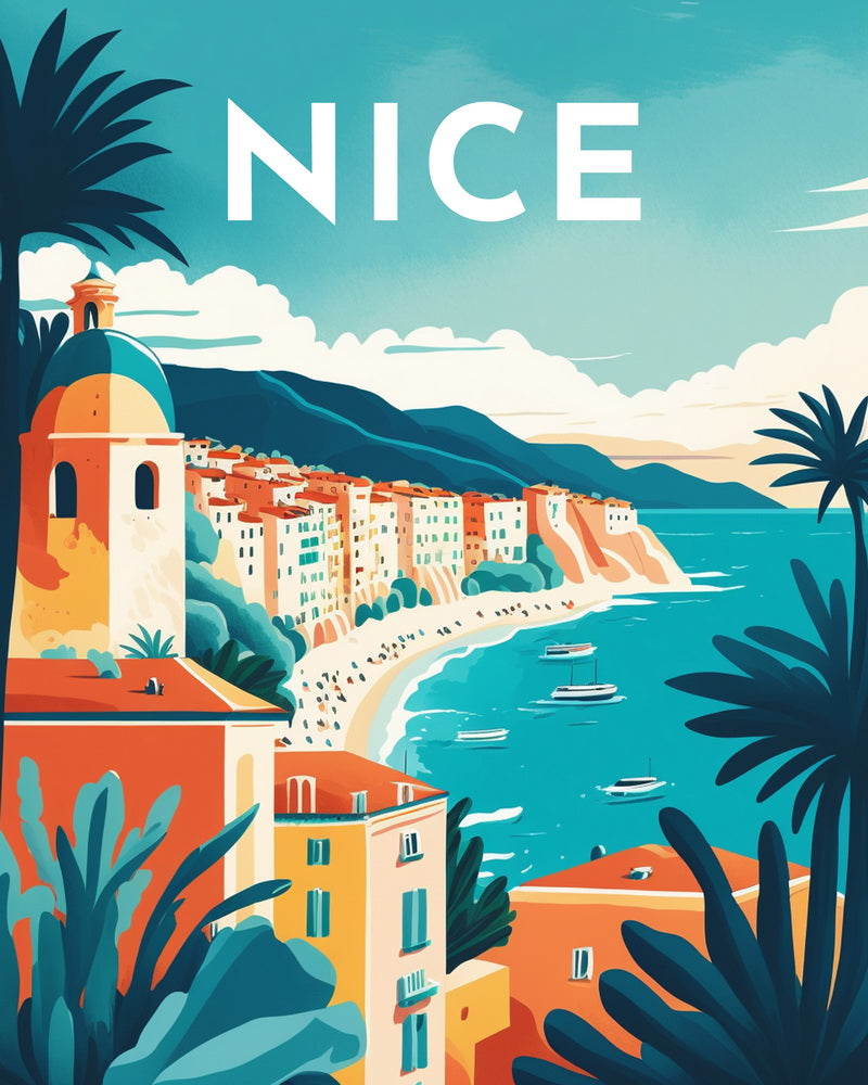 Diamond Painting - Travel Poster Nice