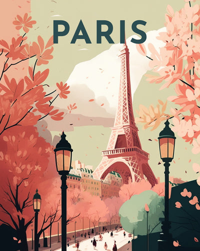 Diamond Painting - Travel Poster Paris 2