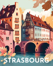 Load image into Gallery viewer, Diamond Painting - Travel Poster Strasbourg