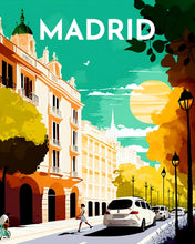 Load image into Gallery viewer, Diamond Painting - Travel Poster Madrid