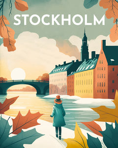 Diamond Painting - Travel Poster Stockholm