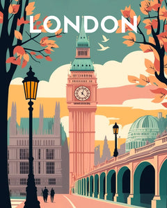 Diamond Painting - Travel Poster London 2