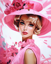 Load image into Gallery viewer, Diamond Painting - Diva in a Pink Chapeau