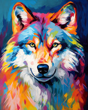 Load image into Gallery viewer, Diamond Painting - Colorful Abstract Wolf