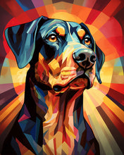 Load image into Gallery viewer, Diamond Painting - Art Deco Dog