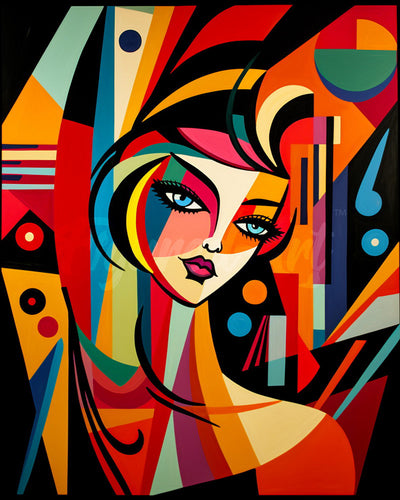 Diamond Painting - Picasso Style Abstract Woman