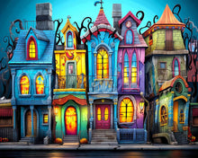Load image into Gallery viewer, Diamond Painting - Colorful Gothic Houses