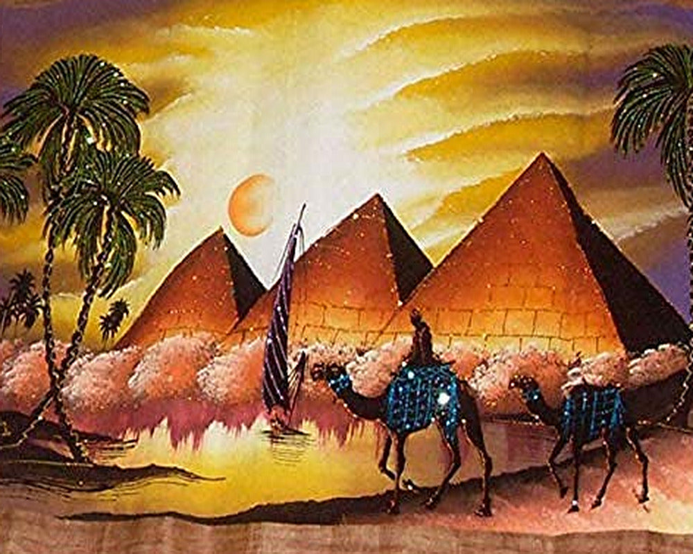 Diamond Painting - The pyramids