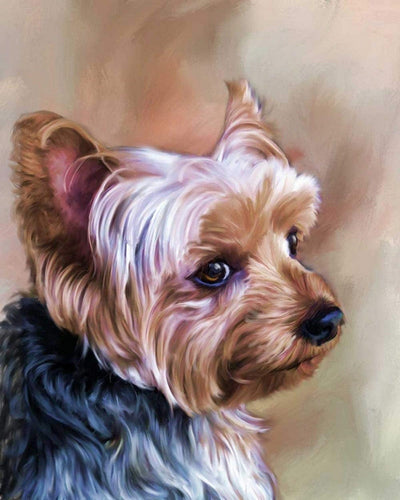 Diamond Painting - Portrait of a small dog