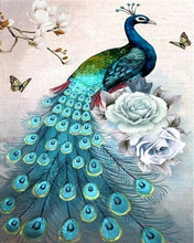 Load image into Gallery viewer, Diamond Painting - Peacock and bright colors