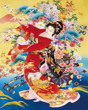 Load image into Gallery viewer, Diamond Painting - Japanese woman wearing traditional clothes