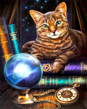 Load image into Gallery viewer, Diamond Painting - Traveler Cat