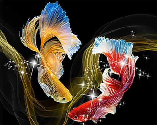 Diamond Painting - Duo of Fish