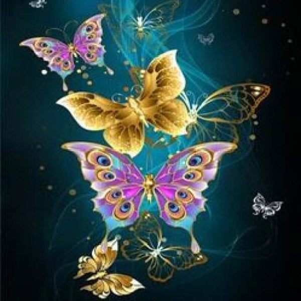 Diamond Painting - Fairy Butterflies in Colors