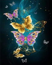 Load image into Gallery viewer, Diamond Painting - Fairy Butterflies in Colors