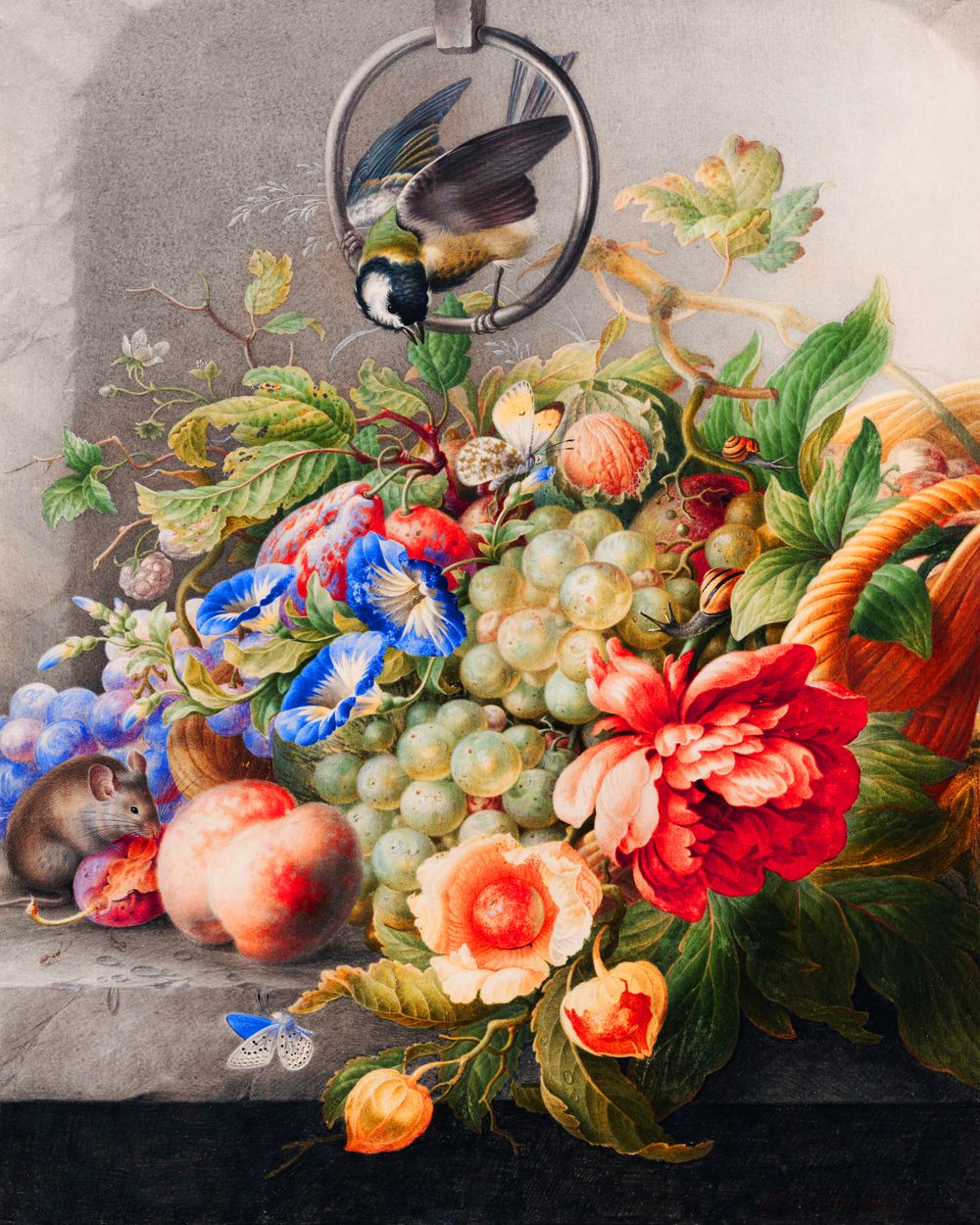 Diamond Painting - Flowers and fruit - Herman Henstenburgh – Figured'Art