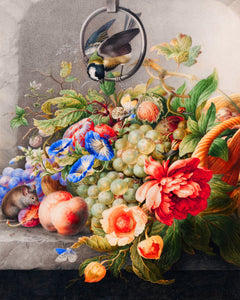 Diamond Painting - Flowers and fruit - Herman Henstenburgh