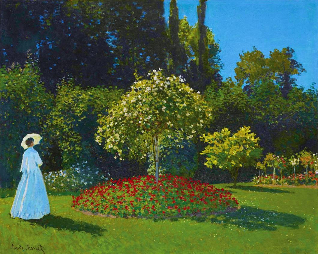 Diamond Painting - The Lady in the Garden of Saint-Address - Monet
