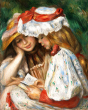 Load image into Gallery viewer, Diamond Painting - Young girls reading - Renoir