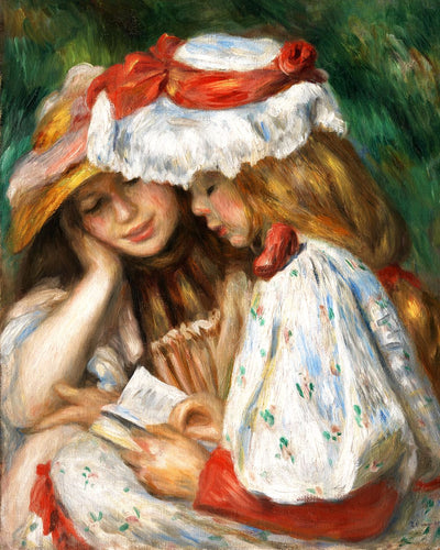 Diamond Painting - Young girls reading - Renoir