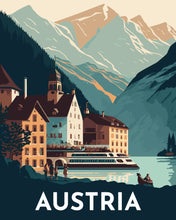 Load image into Gallery viewer, Paint by Numbers - Travel Poster Hallstatt