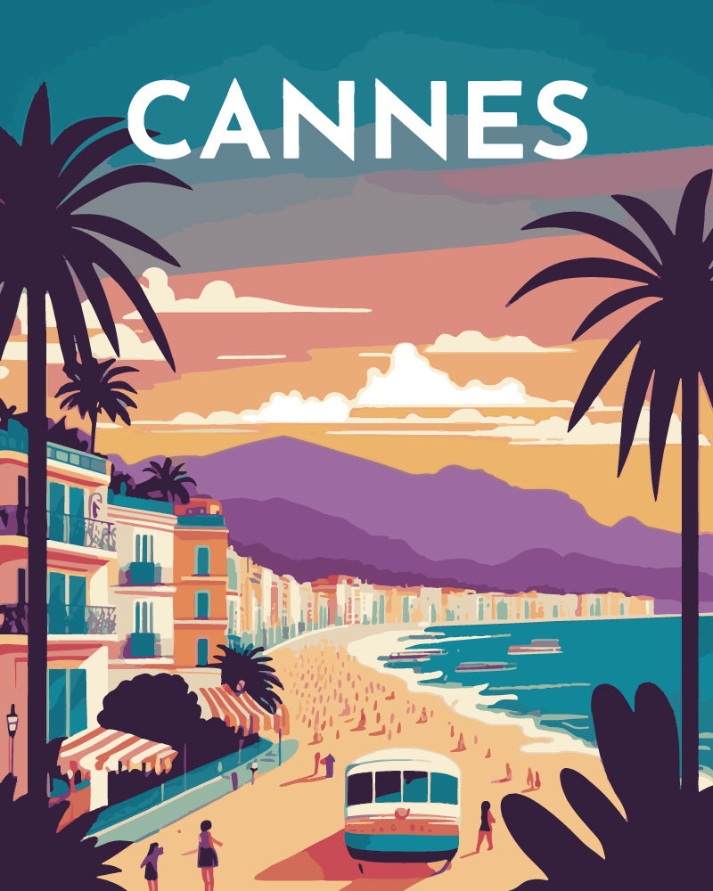 Paint by Numbers - Travel Poster Las Vegas – Figured'Art