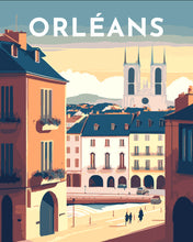 Load image into Gallery viewer, Paint by Numbers - Travel Poster Orleans