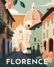 Load image into Gallery viewer, Paint by Numbers - Travel Poster Florence
