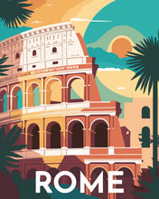 Load image into Gallery viewer, Paint by Numbers - Travel Poster Rome