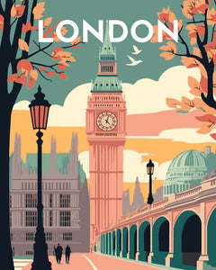 Paint by Numbers - Travel Poster London 2
