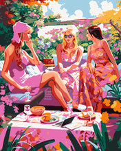 Load image into Gallery viewer, Paint by numbers kit Garden Gossip Girls Figured&#39;Art