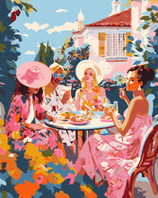 Load image into Gallery viewer, Paint by numbers kit Divas&#39; Pink Garden Party Figured&#39;Art