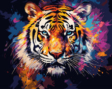 Load image into Gallery viewer, Paint by numbers kit Colorful Abstract Tiger Figured&#39;Art