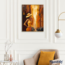 Load image into Gallery viewer, Art Deco Woman in Town