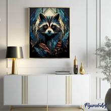 Load image into Gallery viewer, Raccoon Art Deco