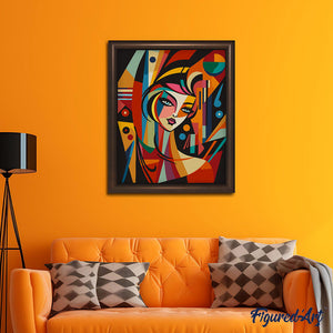 Picasso Style Abstract Woman