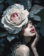Load image into Gallery viewer, Paint by numbers kit Lady of the Rose Figured&#39;Art