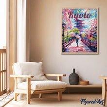 Load image into Gallery viewer, Travel Poster Kyoto in Bloom