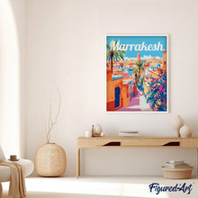 Load image into Gallery viewer, Travel Poster Marrakesh Morocco
