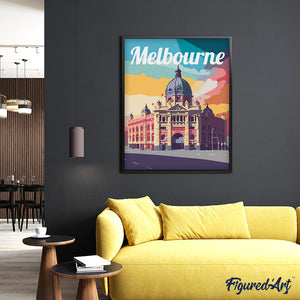 Travel Poster Melbourne