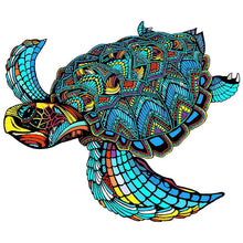 Load image into Gallery viewer, Wooden Puzzle - Summer Sea Turtle