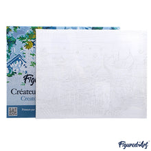 Load image into Gallery viewer, paint by numbers | Full Moon and Flowers | flowers intermediate new arrivals | FiguredArt