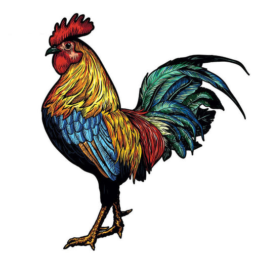 Wooden Puzzle - Barnyard Rooster