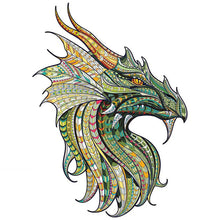 Load image into Gallery viewer, Wooden Puzzle - Dragon Head